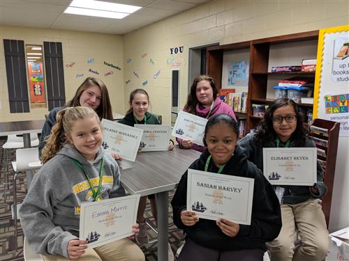 Students of the Week 11/12 - 11/16 Students of the Week 11/12 - 11/16